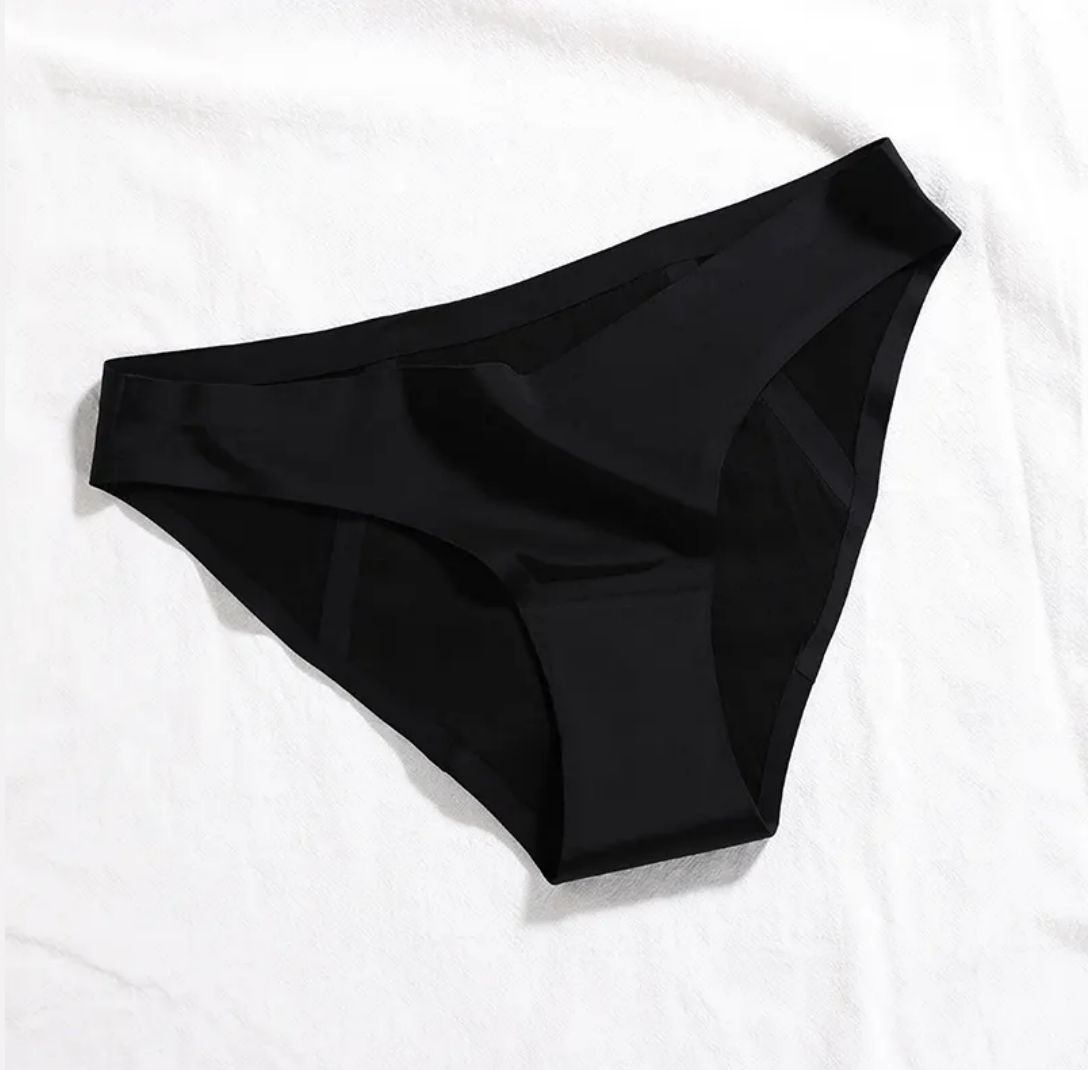 Black Bikini Period Menstrual Post OP Panties