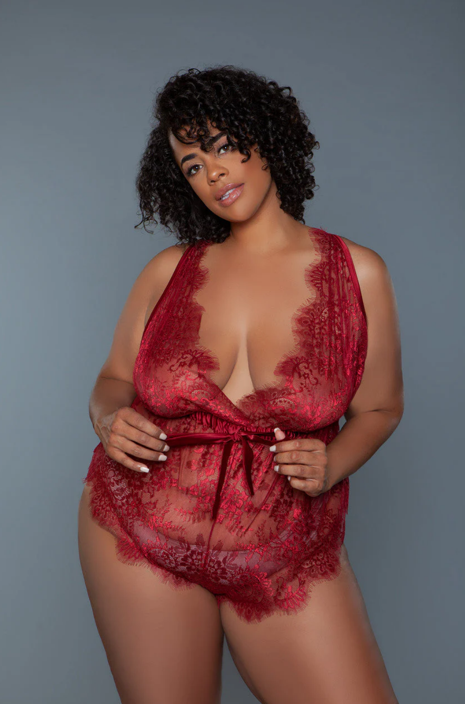 Plus Size Rust Nancy Teddy