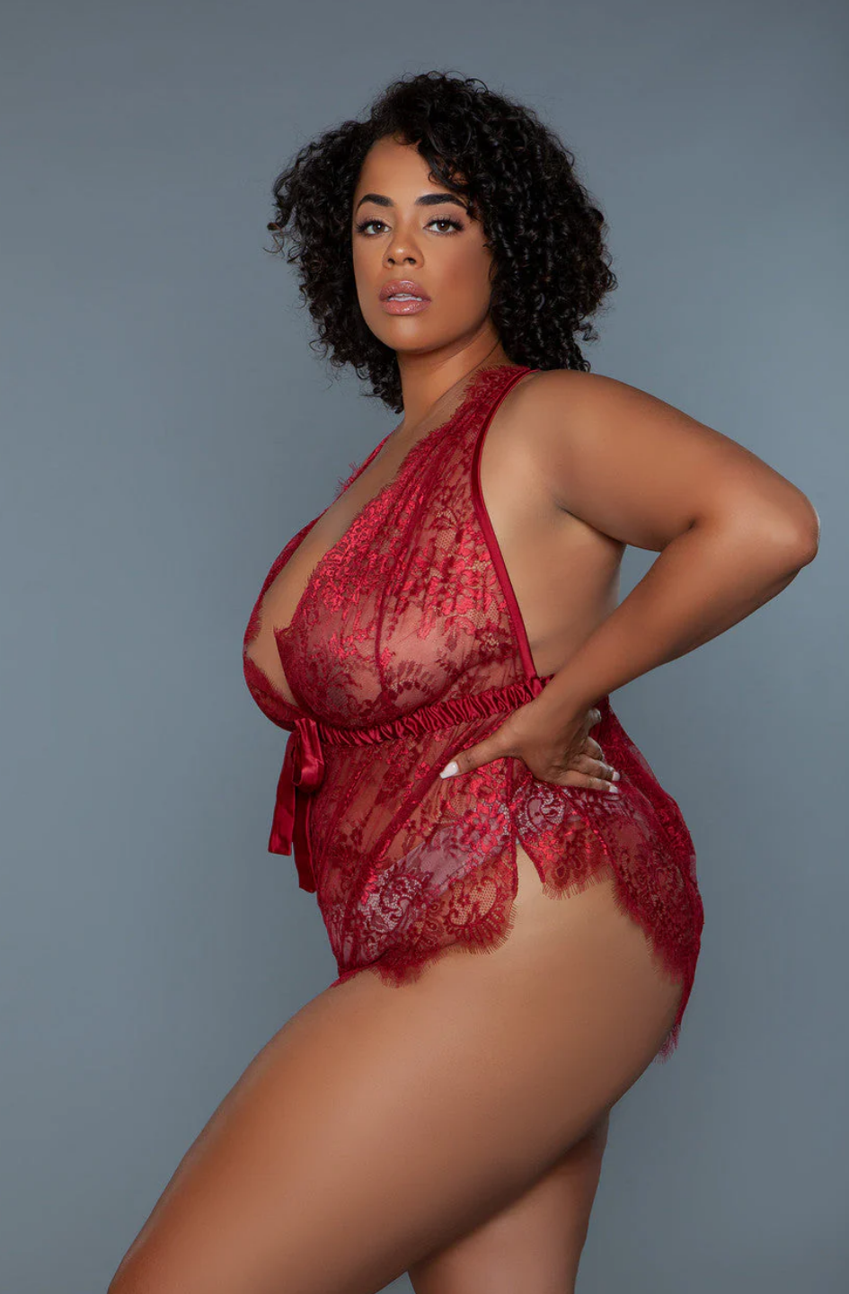 Plus Size Rust Nancy Teddy