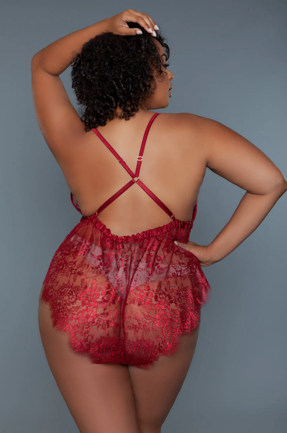 Plus Size Rust Nancy Teddy